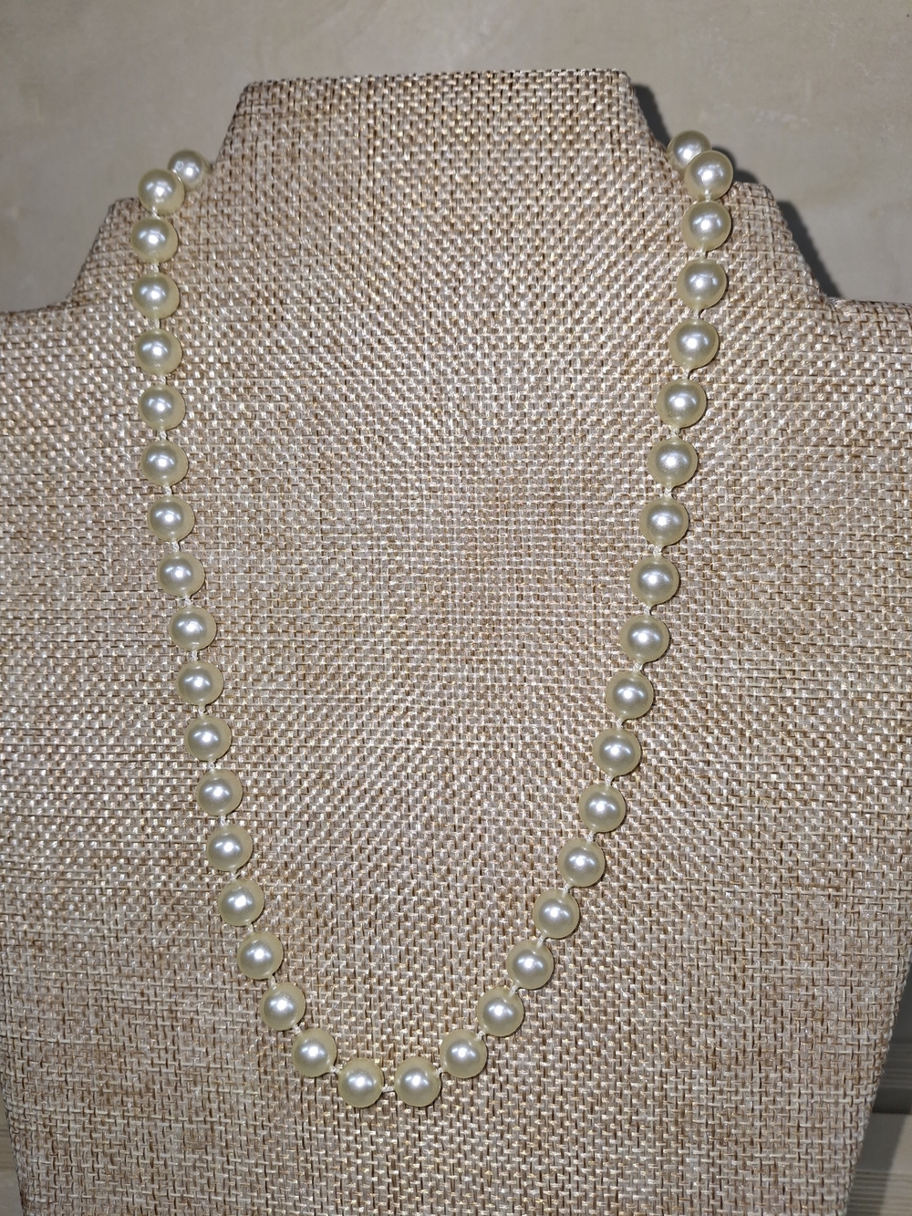 Classic Faux Pearl Strand Necklace